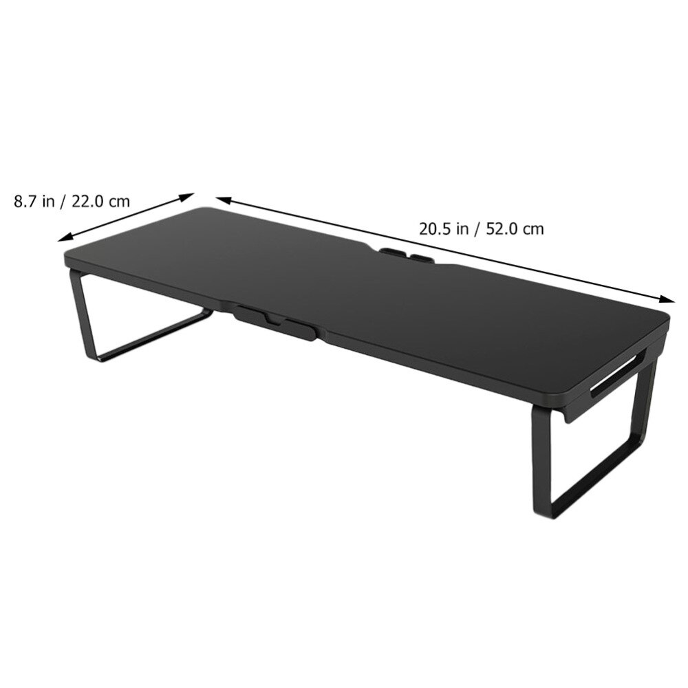 Monitor Stand Riser Aluminum Alloy Wood Computer Laptop Riser Display Holder