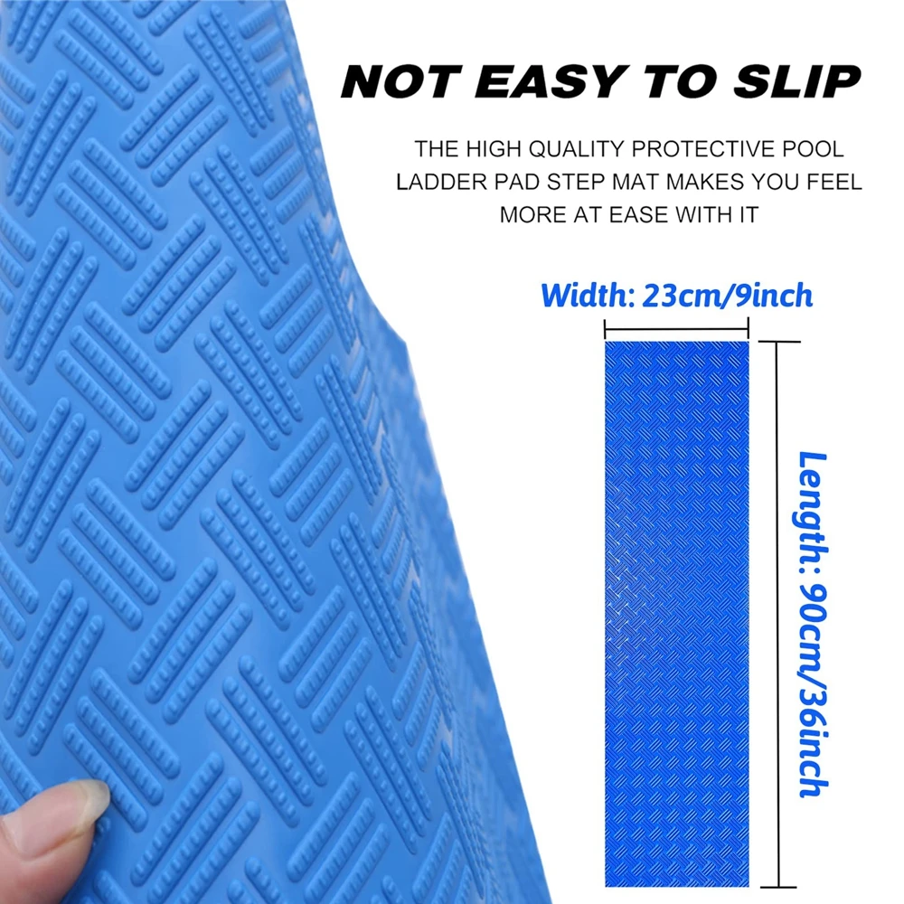 Estera de escalera para piscina, esteras antideslizantes para escalones de piscina, cubierta de barco, estera de Pedal antideslizante, suelo marino, almohadillas de escalera para yate