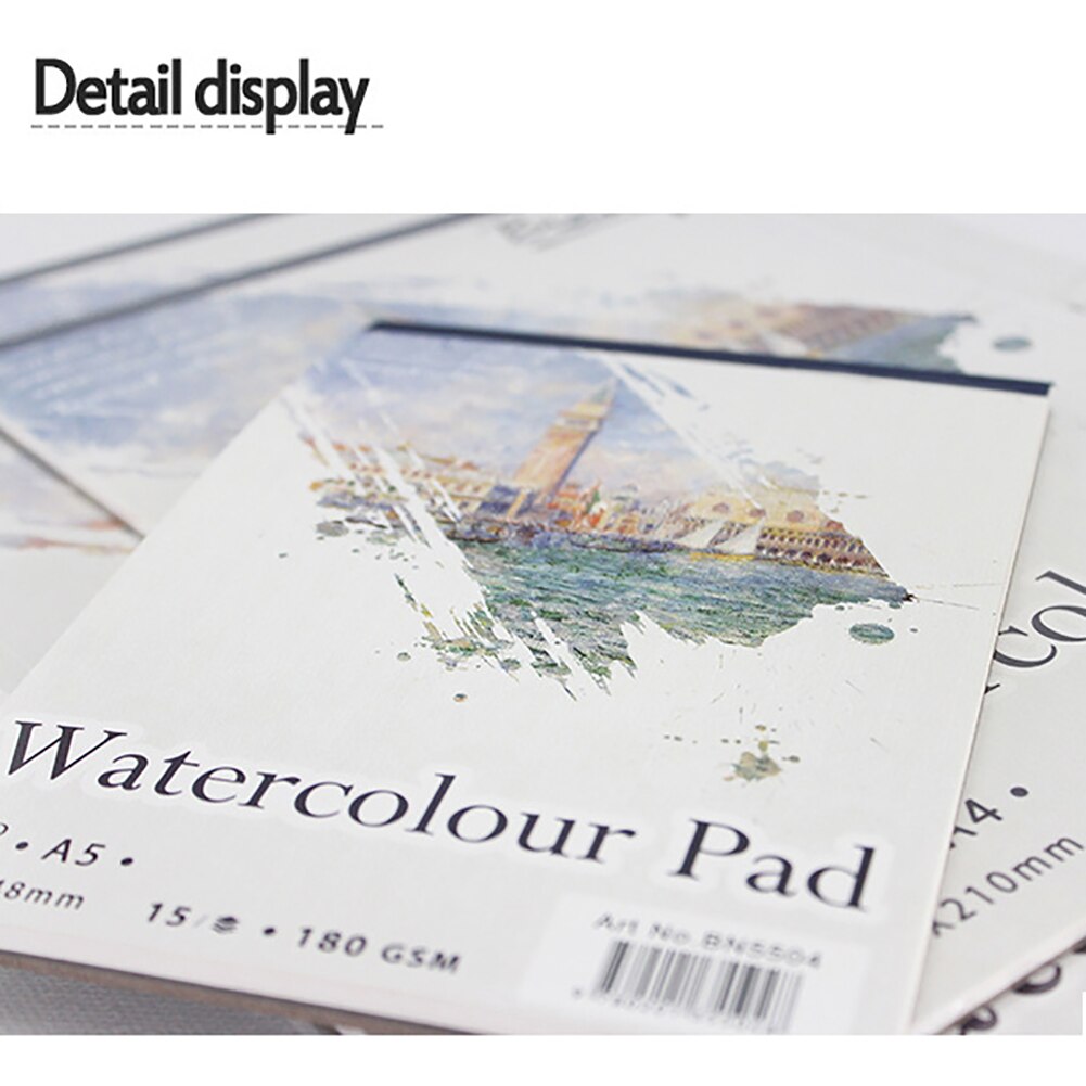 A3 A4 A5 Watercolor Paper Sketchpad Blank Painting Drawing Diary Hardcover Sketch Book Stationery Notebook Art Supplies