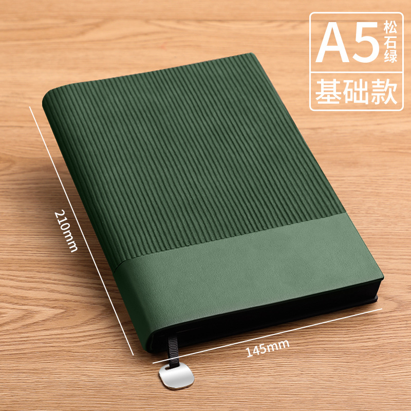 320 Pages Retro A5 Journal High-grade Soft Leather Stitching Notebook Set Stationery Planner Notepad Diary School Supplies: Turquoise