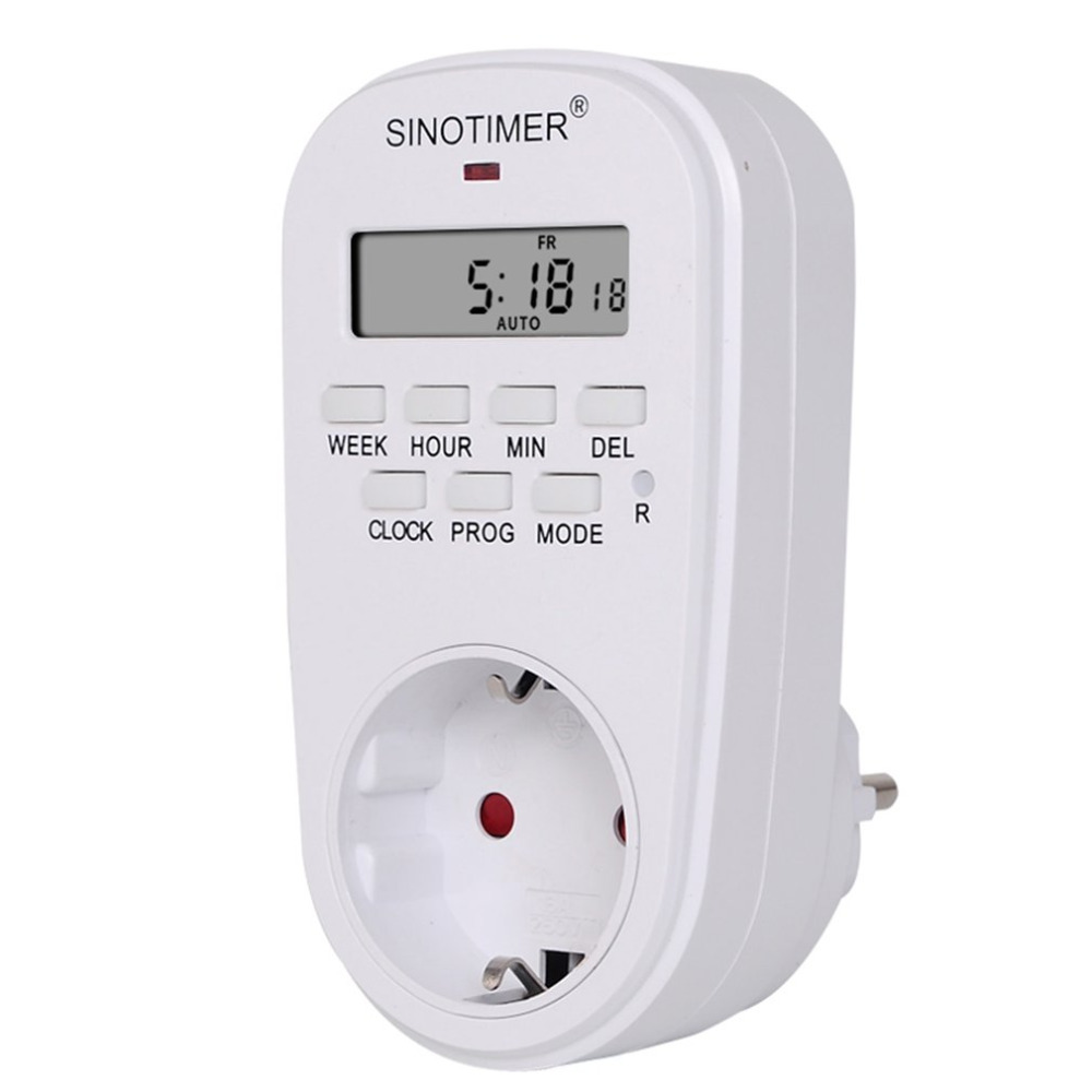 SINOTIMER Weekly 7 Days Programmable Digital Timer... – Vicedeal