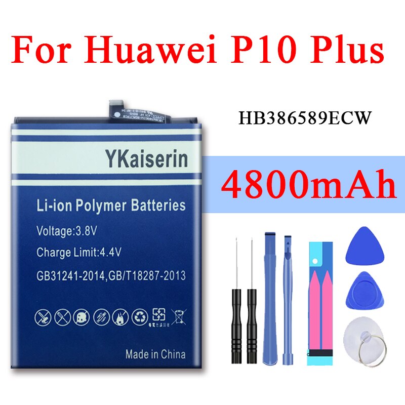 4800mAh HB386589ECW Batterie Für Huawei Ehre 7X/8X/9i/V10 Nova 3/4/ 2i /2 Plus mate 20 Lite/ P10 Plus/ View 10 V10/ Honor Spielen: P10 Plus