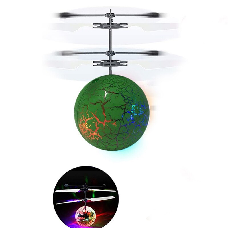 Infrared Induction Remote Control Luminous Flying Toy Built-in LED Light: E