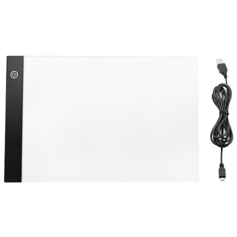 -Dimming Digital Tablet A4 Led Drawing Pad Light Box Tracing Copy Board Graphic Art Painting Table Panel