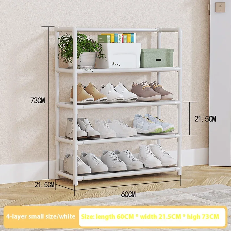 Black Elevated Shoe Rack Multi Layers Simple Shoe ... – Grandado