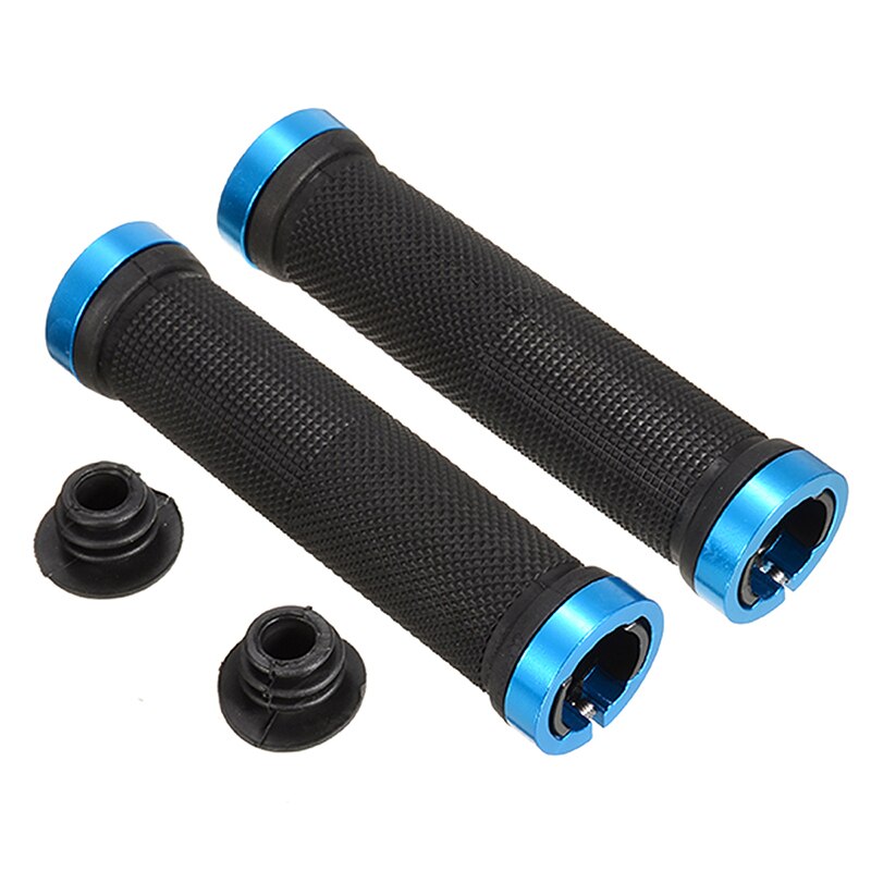 Fiets handvatten 1 paar gripshift mtb fiets stuurhoes handvatten lock-on fixed gear rubber fiets stuur accessoires