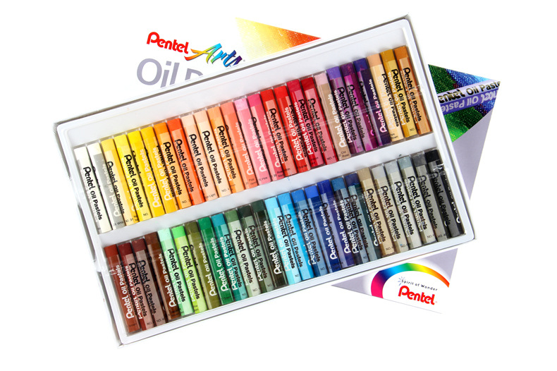50 Colors Wax Crayon Drawing Graffiti Kids Painting Stick Pastel Crayon Washable Child Safety Non-toxic Pastel