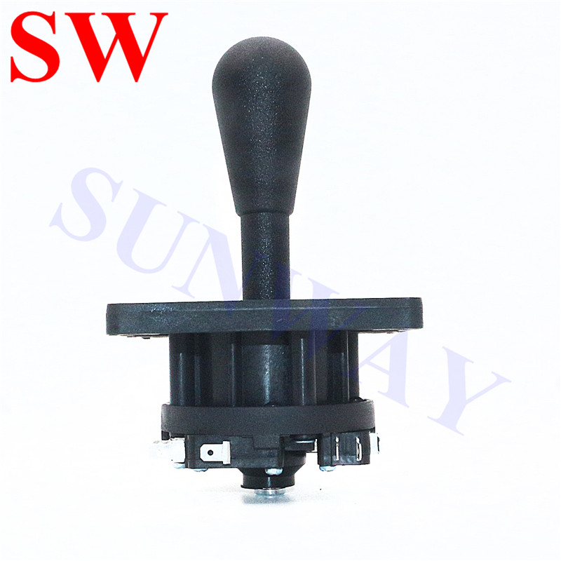 2 stks/partij CONCURRENTIE ARCADE FIGHTER 4/8 MANIER JOYSTICK HAPP stijl joystick/Amerikaanse arcade joystick voor ARCADE JAMMA Machine Deel: Black