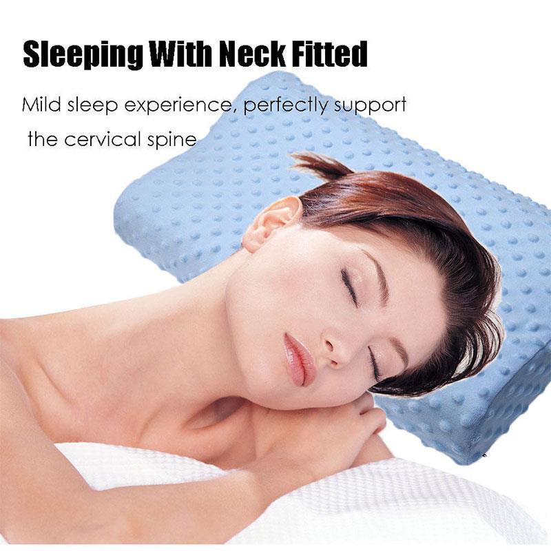 Ortopedisk myk fiber soveputer memory foam pute sofa pilwo anti snore søvn hjelpemiddel reise rengjørbar 30*50cm latex hvile