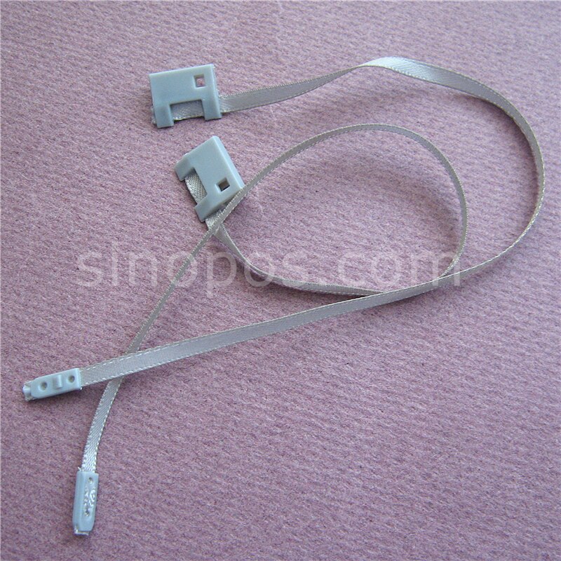 Etiqueta colgante para ropa, sello de cinta, cuerda de sujeción en bucle, clip de hebilla a presión, etiqueta de precio, swing, boda, hangtag, lazo de hilo