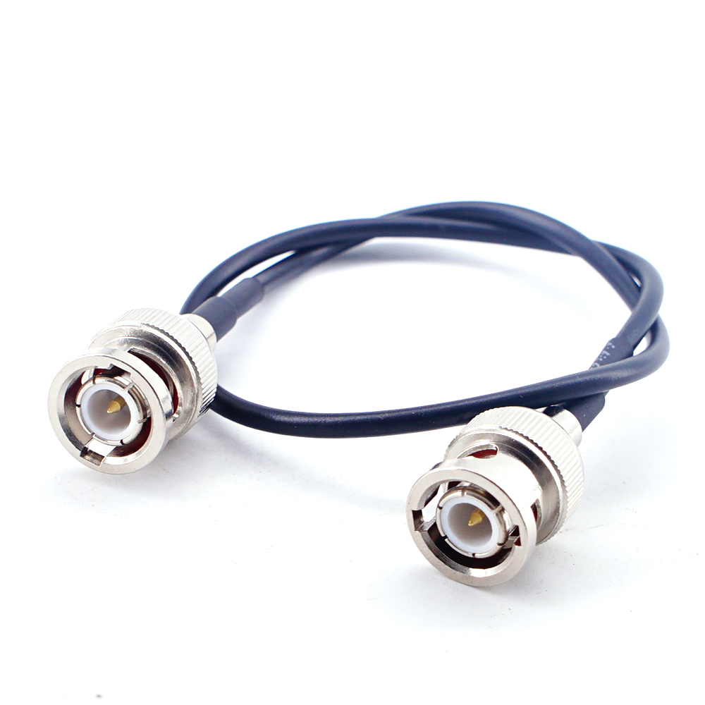 BNC Male To BNC Male Plug Connector Adapter Rf Pigtail Coaxial Rg174 Jumper Coax Extension Cable