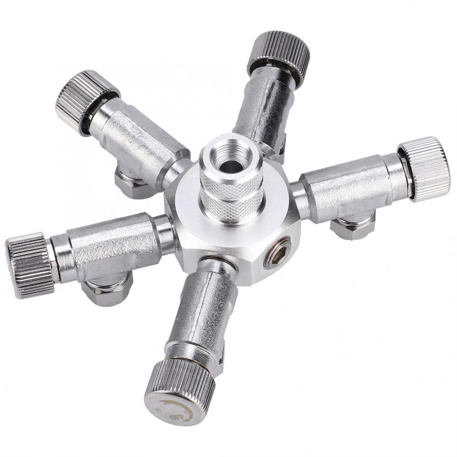CO2 Control Multi Ways Distributor Aquarium Regulator CO2 Splitter Valve Fish Tank Aquarium CO2 Regulator