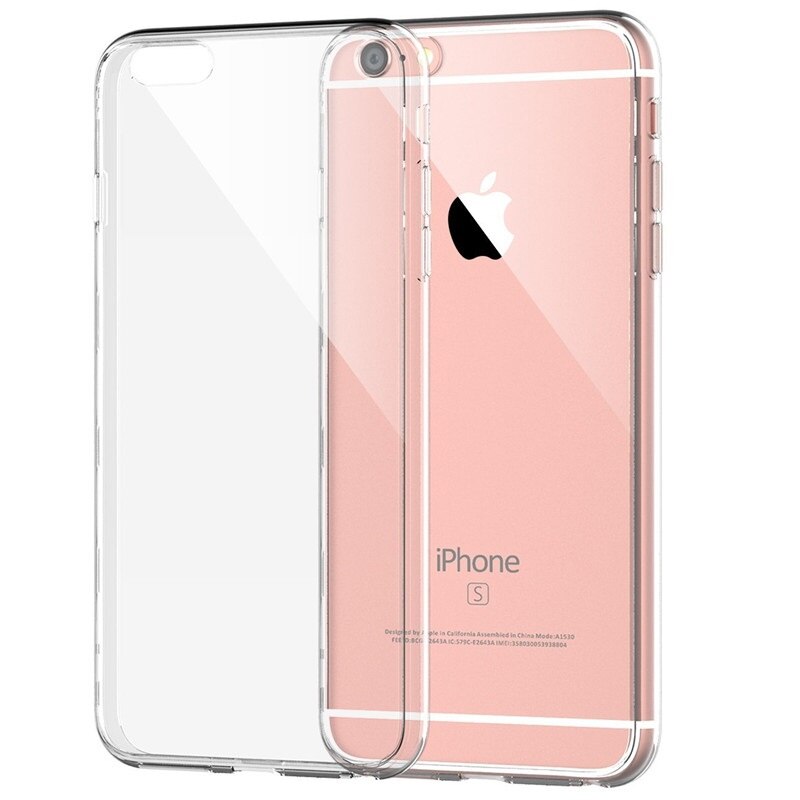 Ricestate Voor IPhone6 6S Ultra Dunne Transparante Clear Tpu Case Voor Iphone 6 6S 4.7Inch Crystal Back bescherm Silicone Telefoon Tas