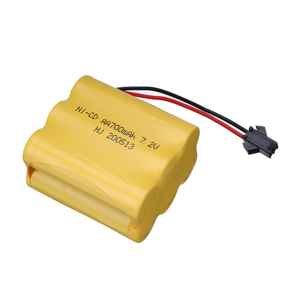 Batería de 7,2 v, 700 mah, AA, NICD, para control remoto, juguetes eléctricos, NI-CD, AA, 7,2 V, 700 MAH, paquete de baterías