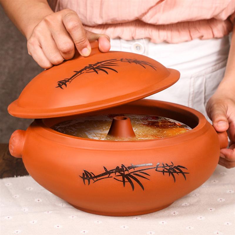 Casserole en céramique, marmite à ragoût, ustensiles de cuisine pour usage domestique (couleurs assorties)