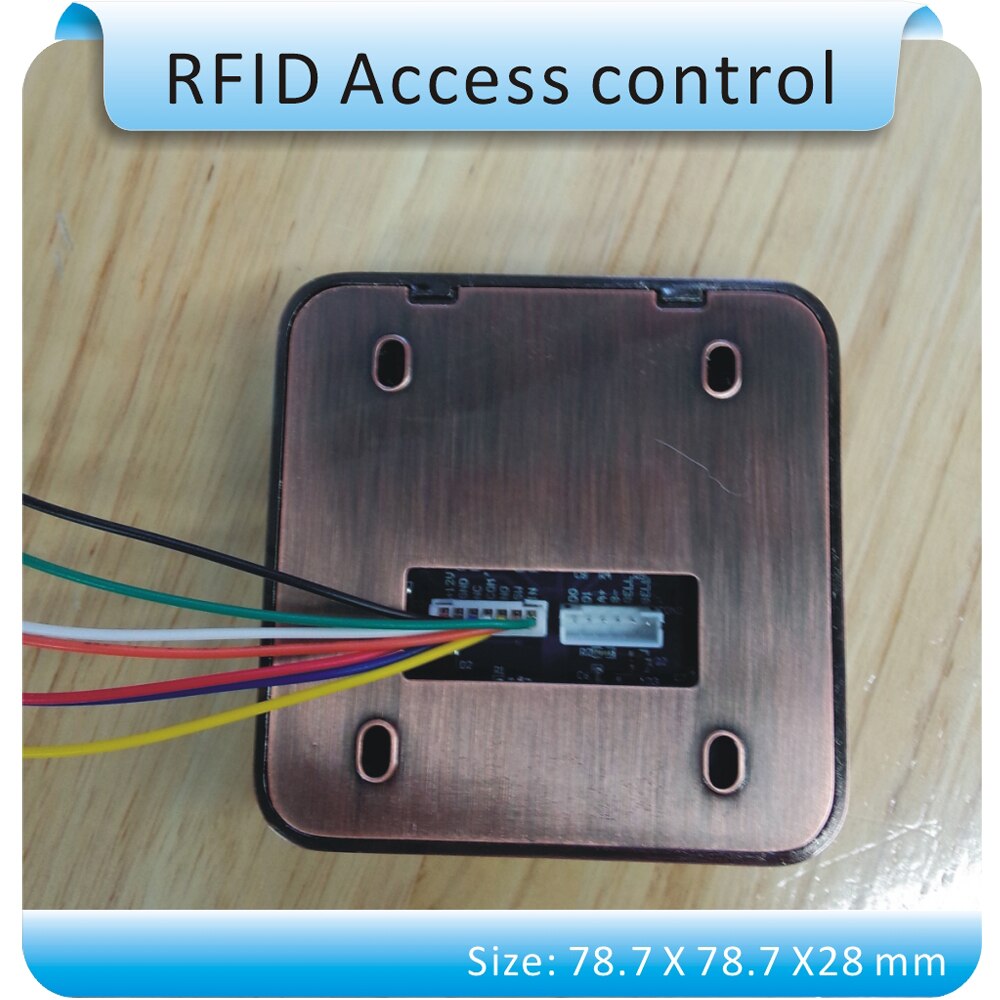 Newest Metal case Touch keys 125KHZ RFID +password access control system/ free send 10pcs cards