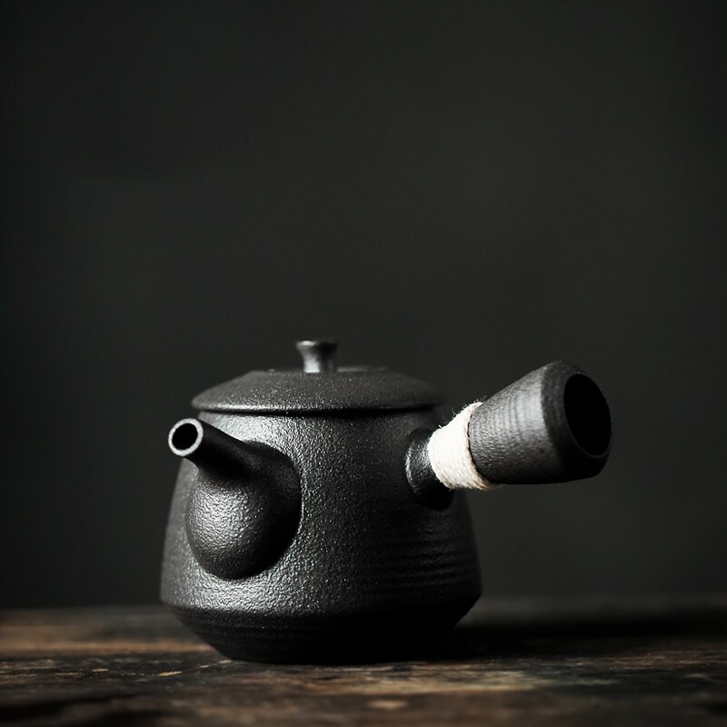 TANGPIN schwarz geschirr keramik kyusu teekanne porzellan Tee topf Getränk