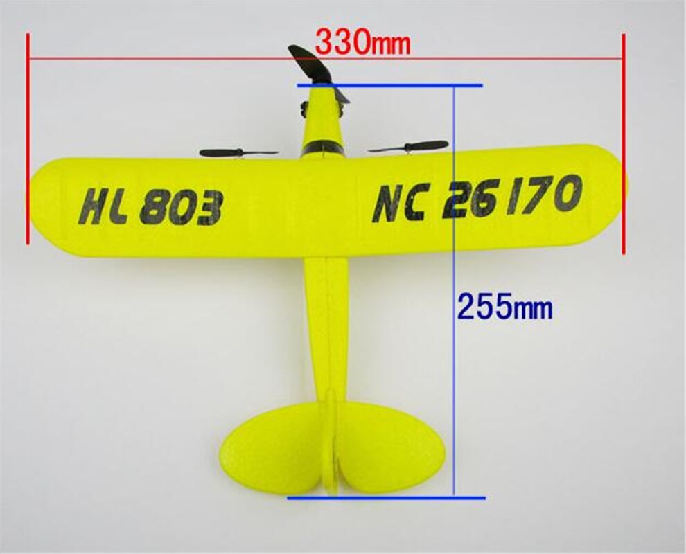 HL803 RC Plane EPP Foam Glider Airplane Metal Frame Outdoor Sports Toy 2 Channels Radio Remote Control Toy Kid