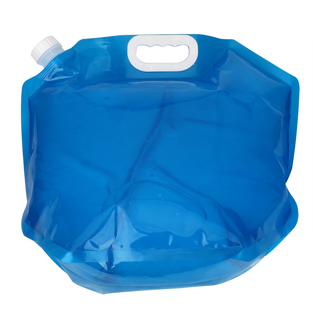10l bærbar sammenklappelig vandpose pe drikkevandbeholder smagløs sikkerhedstætning overlevelsesopbevaringstaske til camping vandreture bbq