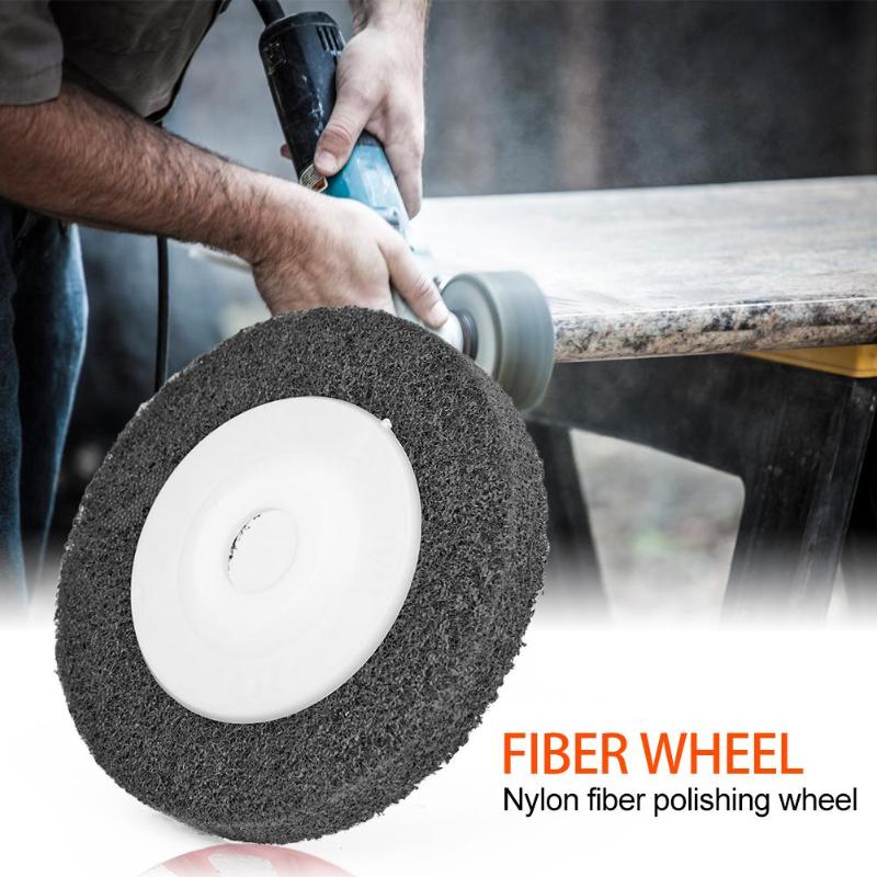 Nouvelle roue de polissage en laine de Nylon roue Abrasive Non tissée disque de meulage en métal outil de polissage de roue Abrasive Non tissé