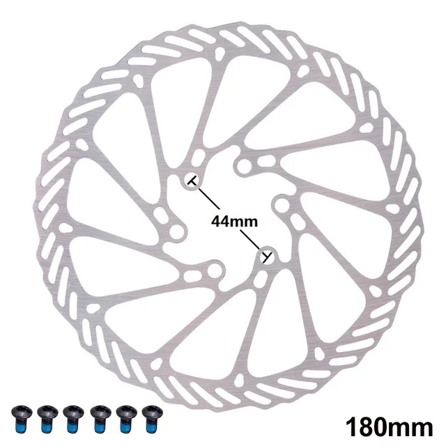 ZTTO Fahrradbremsscheibe 120 140 160 180 203 mm 6 Zoll Edelstahl hydraulischer Bremsscheibe MTB Rennrad Scheibenbremse mit T25-Bolzen: Gelb