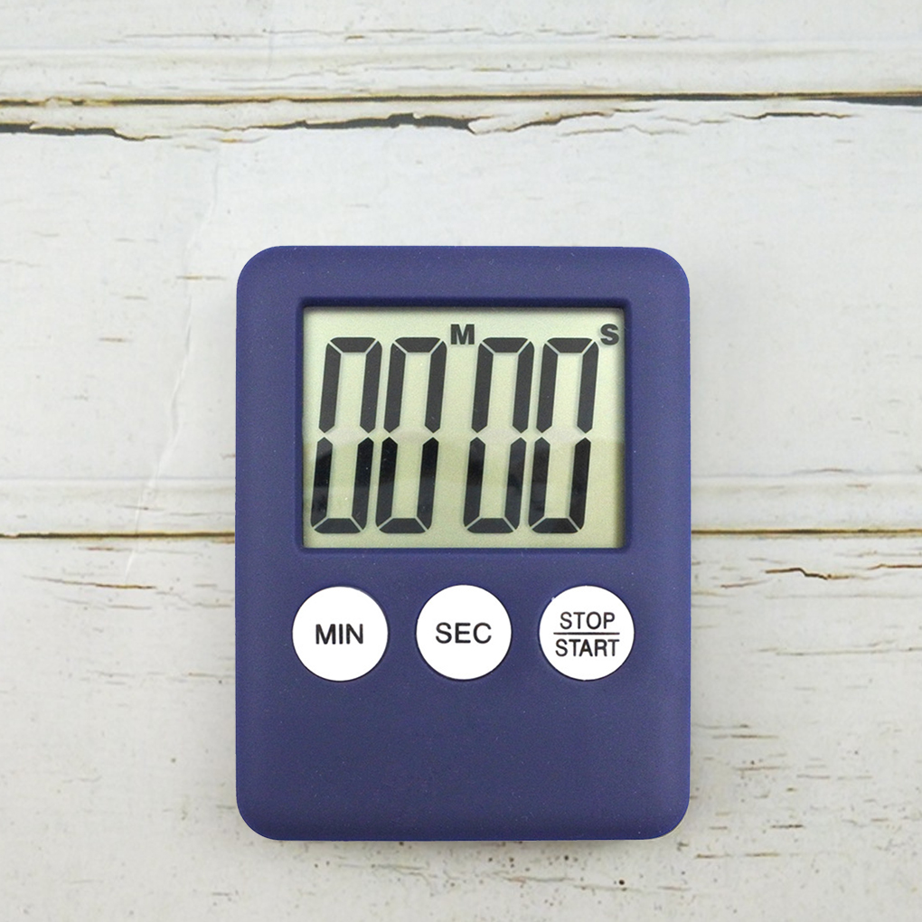 Kitchen Timer Super Thin LCD Digital Screen Cooking Count-Down Up Magnetic Clock Alarm Bar Accessories Sleeping Sport Work Tool