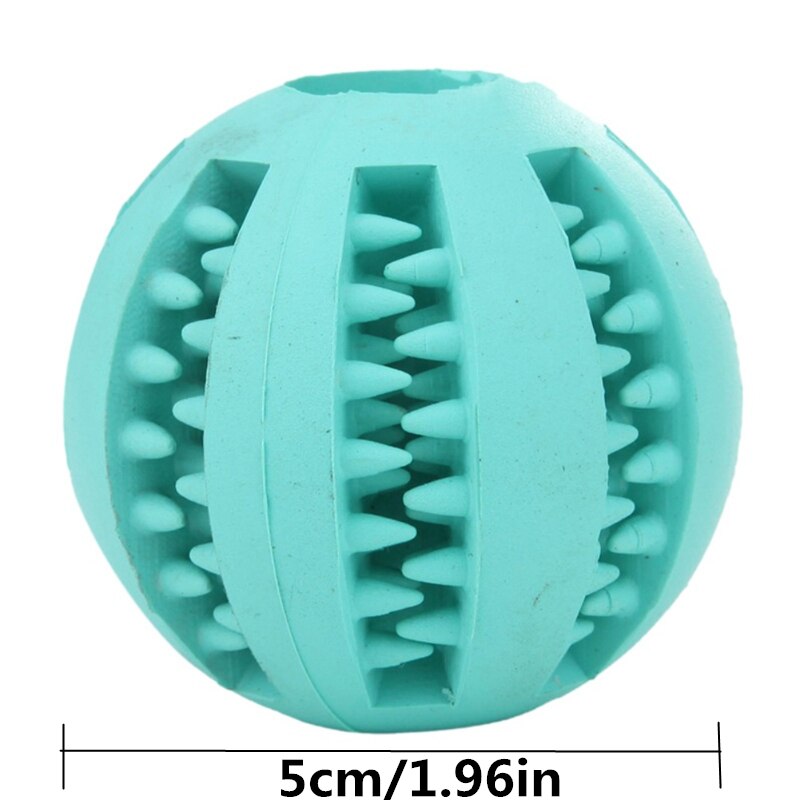Natural Rubber Rottweiler Dog Toys: 5cm mint green