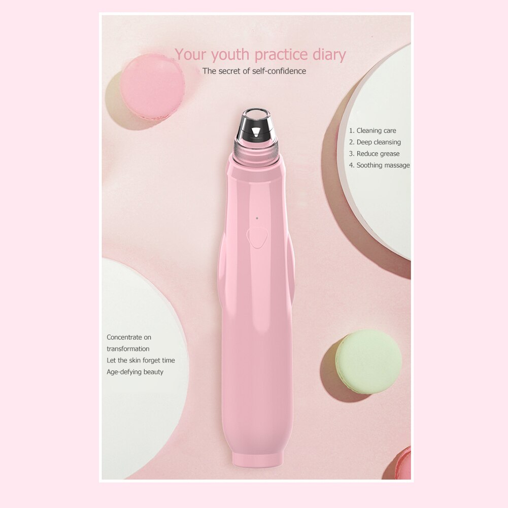 Facial Blackhead Extractor Instrument Vacuum Blackhead Remover Extractor Facial Skin Care Beauty Pore Acne Cleaner