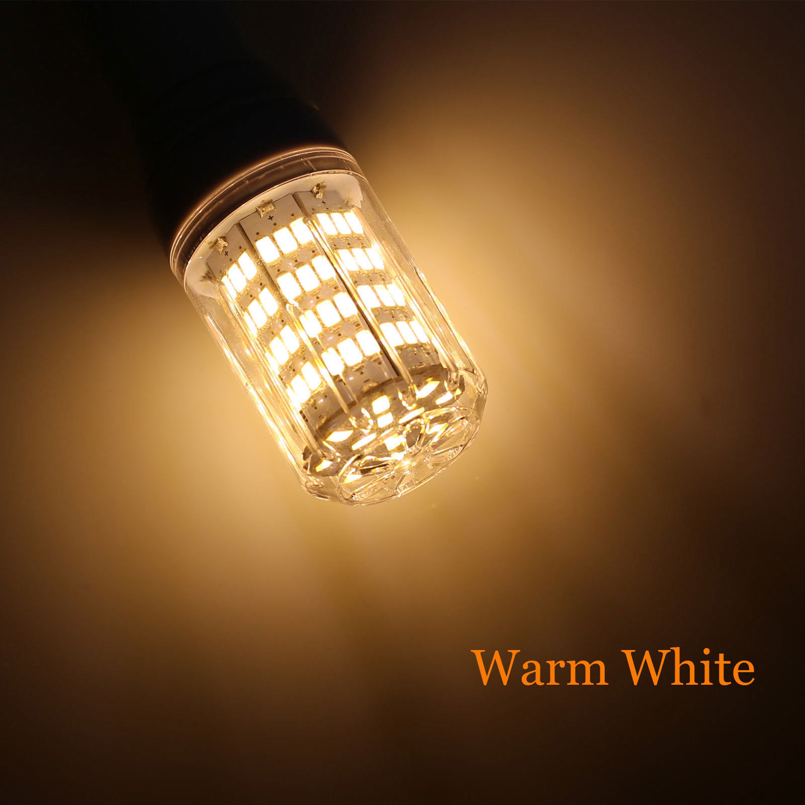 Hot E27 E14 E12 E26 27LEDs 7W Oświetlenie SMD 5730 LED Żarówka kukurydziana Żyrandol świąteczny 110V 220V DC 12V 24V Lampy: ciepły biały / 10 w