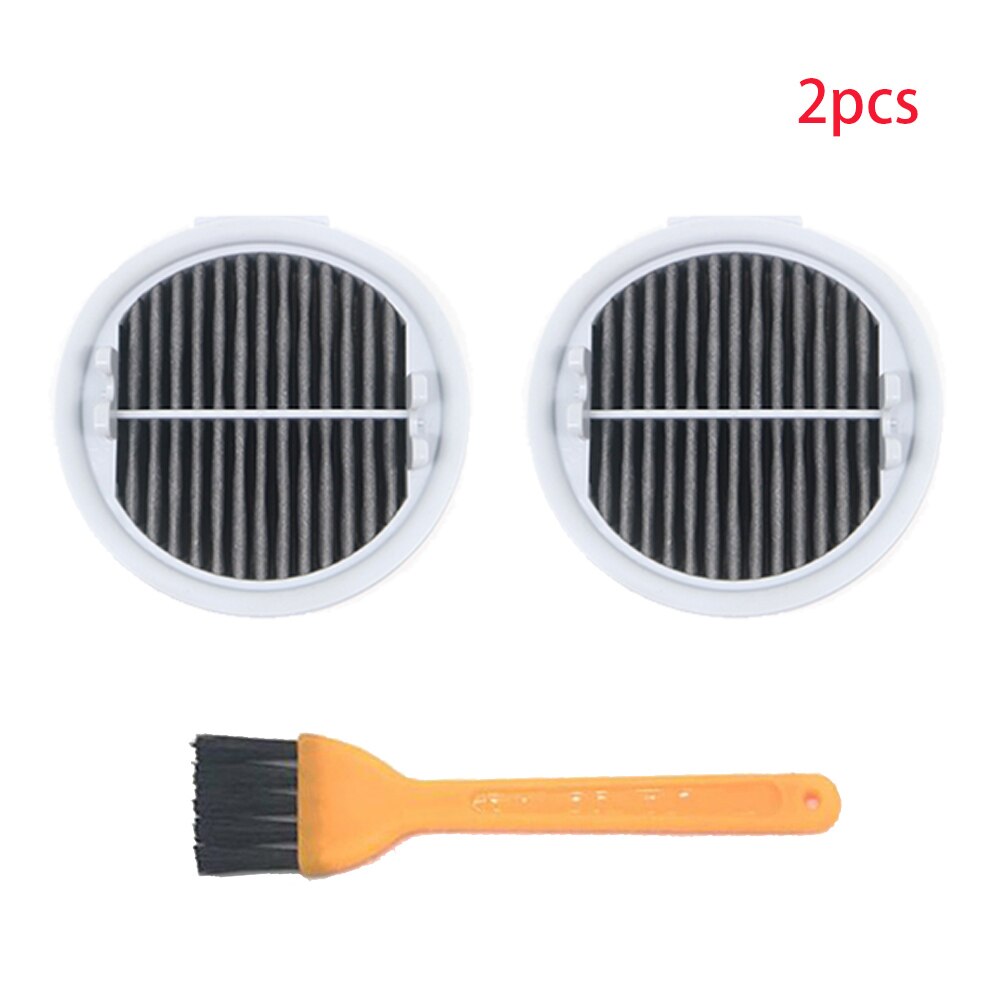 4 stk hepa filter til xiaomi roidmi wireless  f8 smart håndholdt støvsuger udskiftning effektiv hepa filtre dele xcqlx 01r: Lysegrå