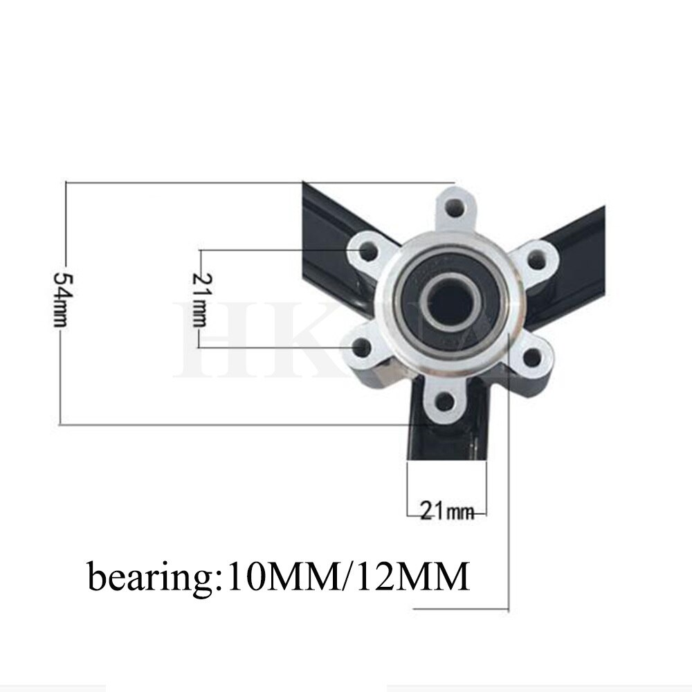 10 Inch Wheel Hub Electric Scooter Aluminum Alloy Disc Brake Wheel Rim for 10x2 10x2.125 10x2.25 10x2.50 Tire Rims