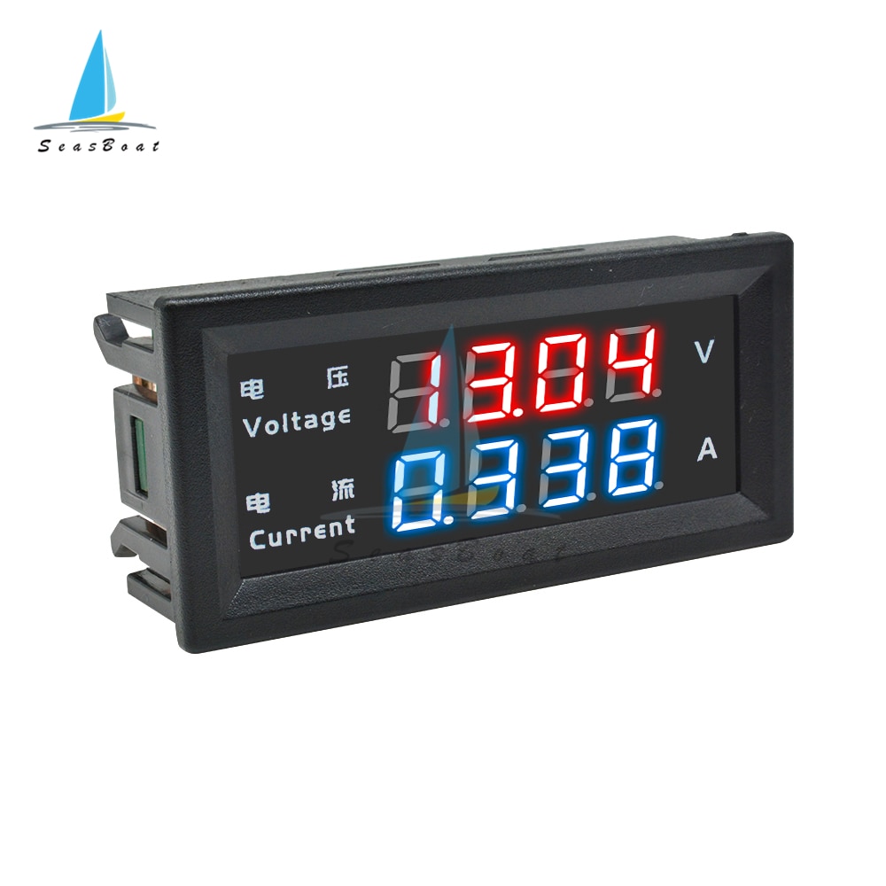 0.28 "Dual Led Display Mini Digitale Voltmeter Ampèremeter Dc 100V 220V 10A Panel Amp Volt Spanning Stroom meter Tester Detector