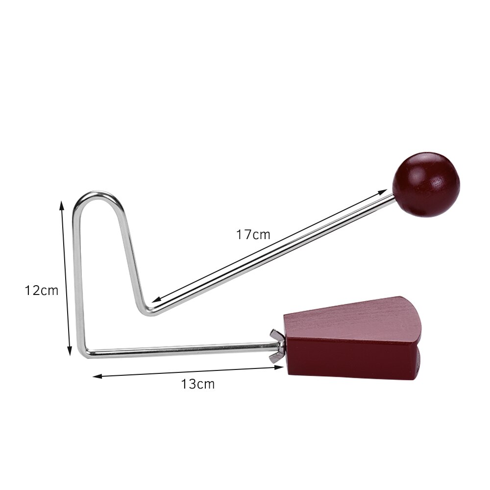 Batida de madeira vibrasap vibração tapa para crianças crianças educacional instrumento de percussão da mão musical efeitos sonoros