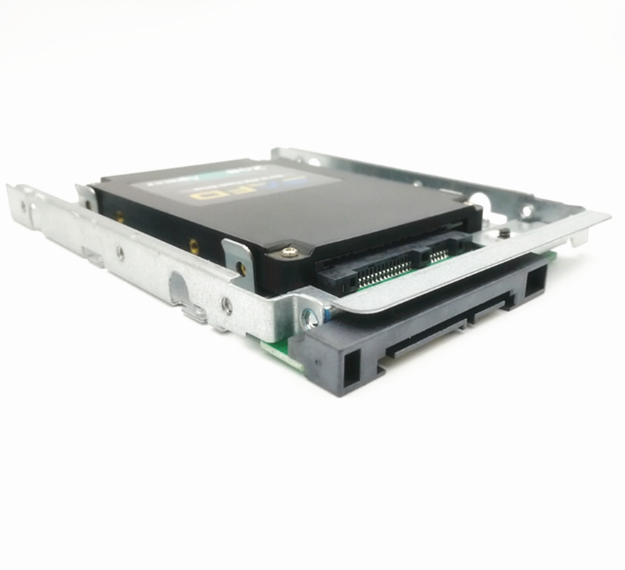 2.5 "ssd  to 3.5 " sata adapter bakke konverter sas hdd beslag caddy 654540-001,