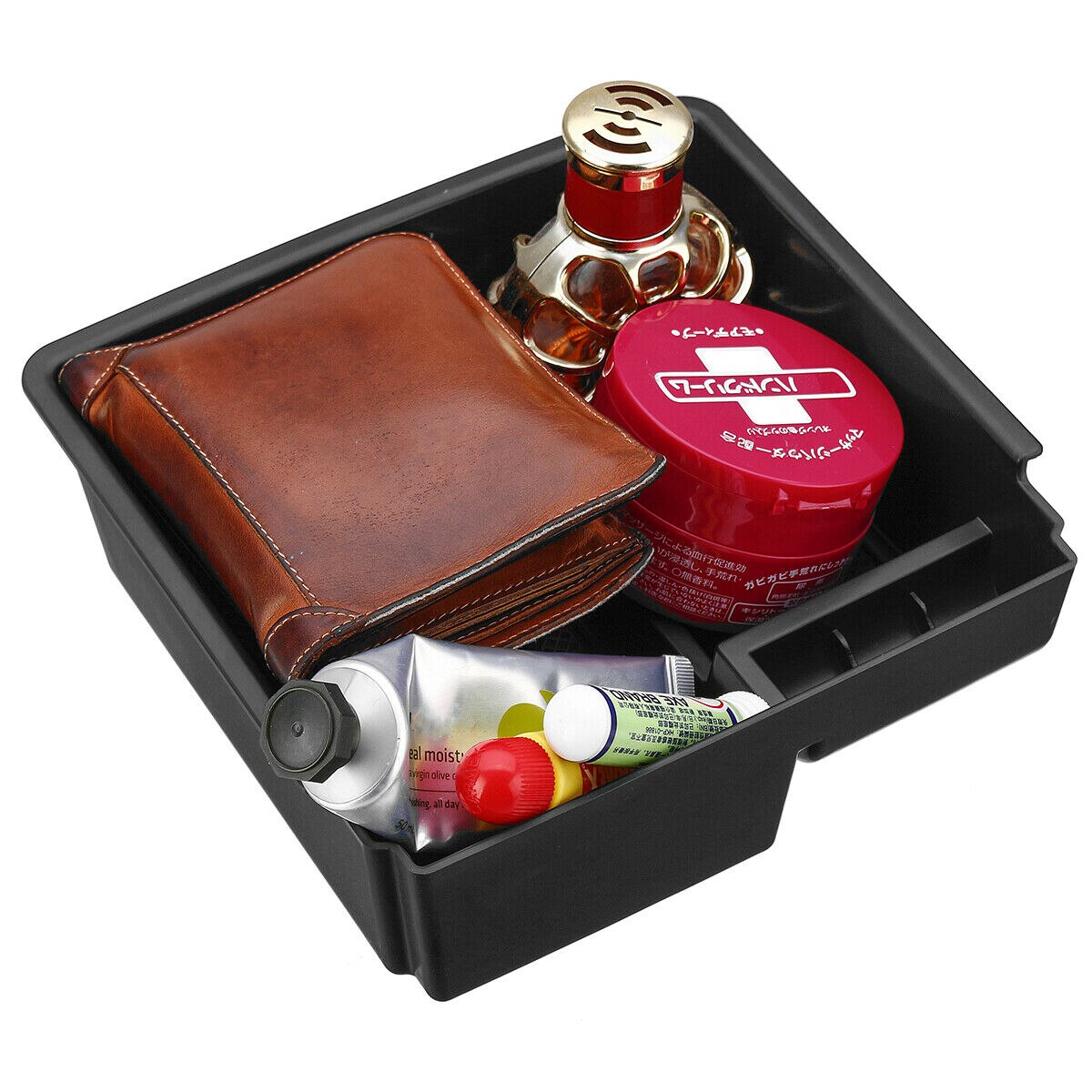 Car Armrest Center Console Storage Box Tray Case Bin For Ford Ranger Holder Tray Car Organizer Accessories