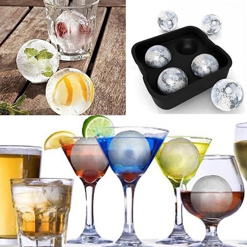 Big Ice Hockey Silicone Mold Ice Box Silicone Ice Cube Maker Skull Shape Chocolate Mould Tray Ice Cream DIY Tool
