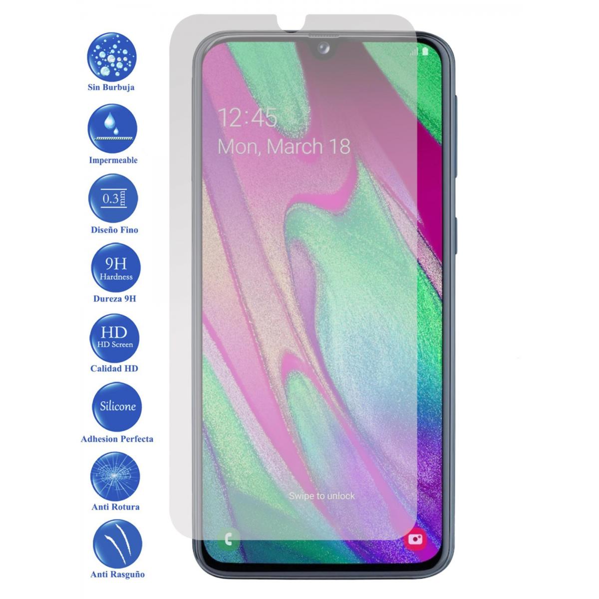 Protector Cristal Templado Samsung Galaxy A10 A20 A20E A40 A50 A60 A70 A80 A90: Galaxy A40 2019