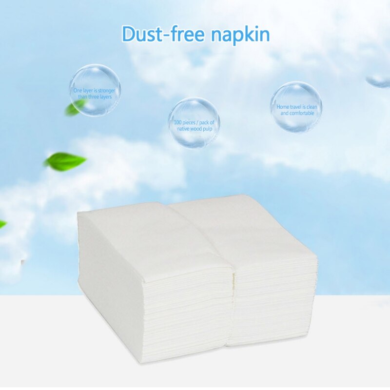 Papieren handdoek wegwerp stofvrij papieren servet zakdoek papieren doek luxe bar nachtclub enkele laag verdikking 30 * 431