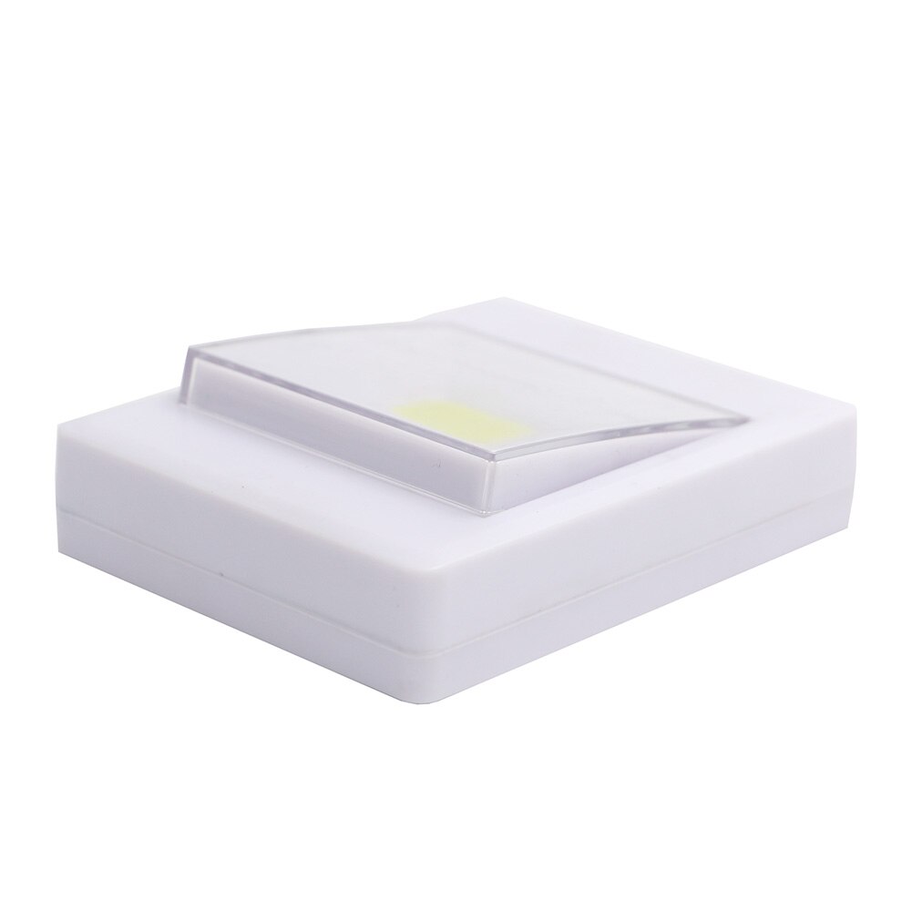 3/6/9/12 Pack 4*AAA Battery Operated Cordless Night Light COB LED Wall Switch Wireless Garage Cabinet Lamp Closet Light