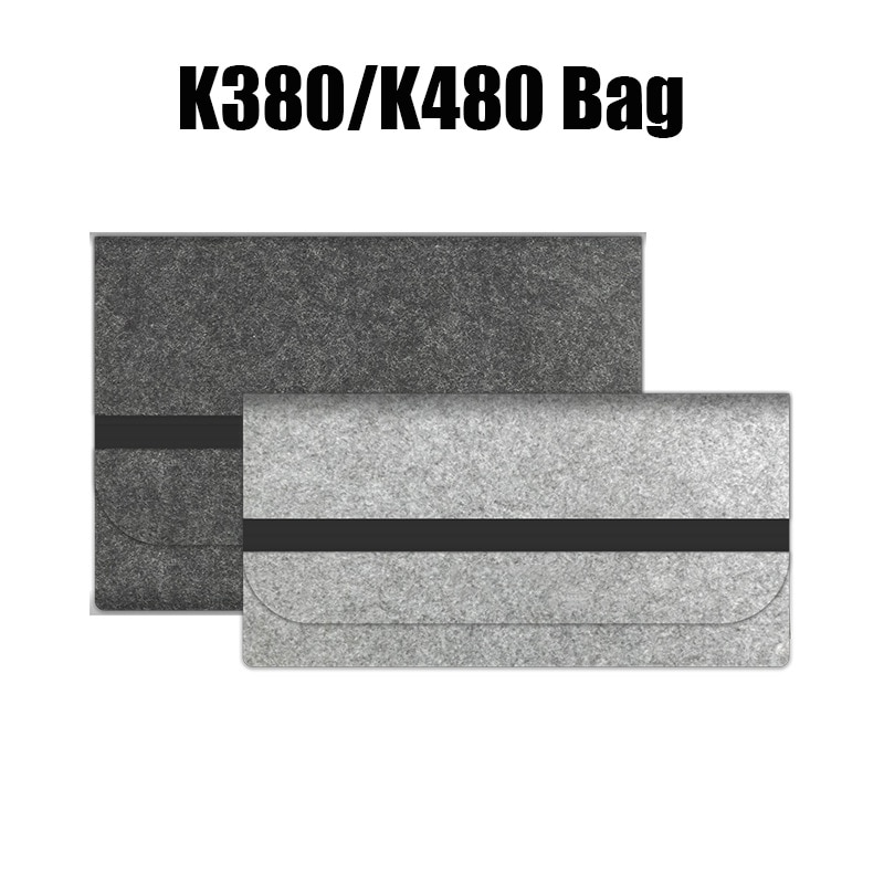 Tragbare Staubdicht Fühlte Lagerung Tasche fallen-abdeckung Hülle Tasche Haut für Logitech K480 K380 Bluetooth Tastatur