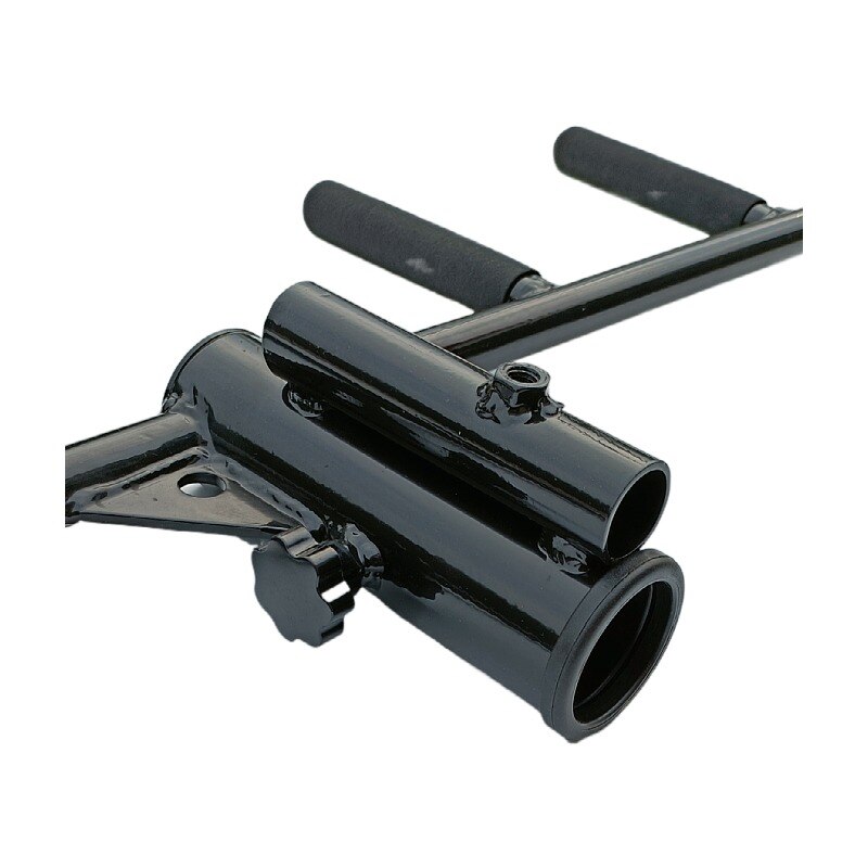 Multi-Grip T Bar Row Landmine Attachment Gym Deadlift Squat Tricep Bicep Back Workout Handle Straight Grip Fits 2 and 1 Inch Bar