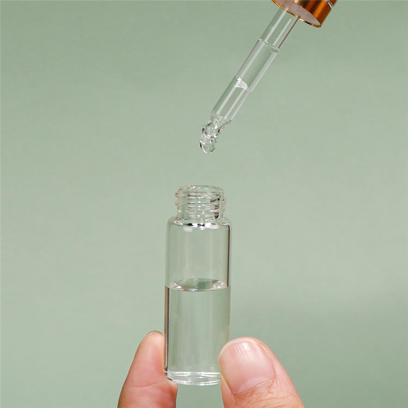 50 Pack 2Ml Clear Glass Dropper Bottles, Mini Sample Dropper Bottles For Essential Oils Perfume Cosmetic Liquid Easy Install