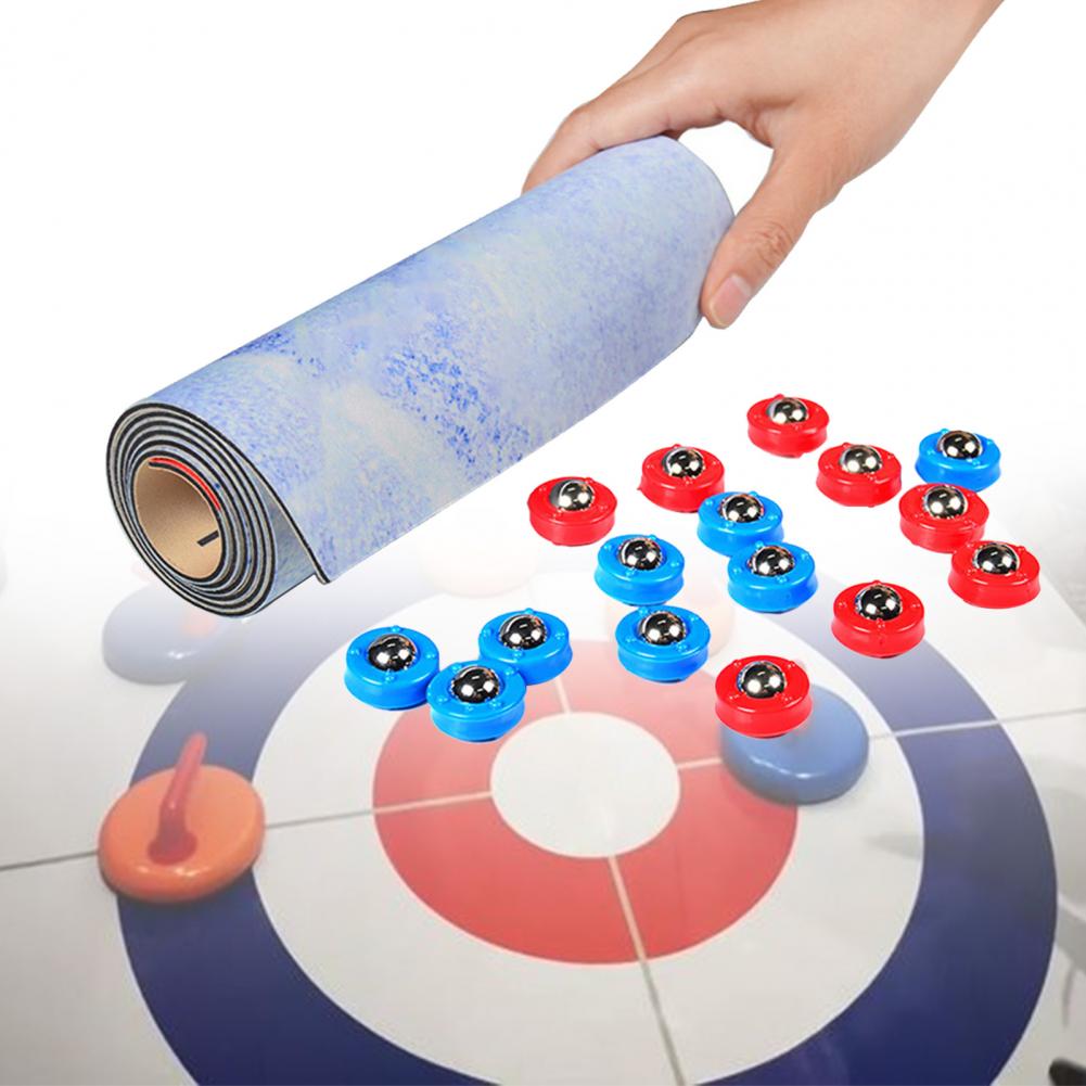 Desktop Curling Mini Size Decompression ABS Family Tabletop Game for Home Tabletop Game Mini Decompression ABS toy