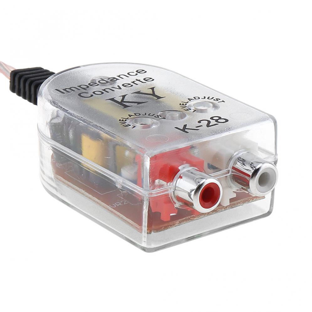 K-28 Doub oil Transformer RCA Car Subwoofer High Frequency to Low Frequency Converter with 82MM Line