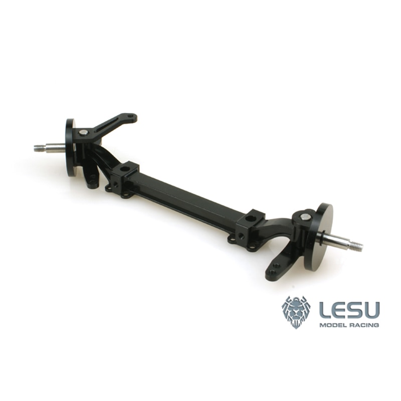 Lesu metal ikke-drevet foraksel til 1/14 tamiya rc traktor lastbil skala dumper model
