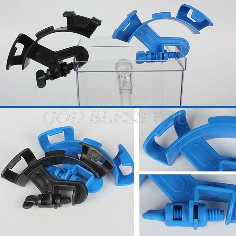 Aquarium Filterung Schlauch Halfter Wasser Rohr Clip Filter Montieren Bogenbrücke-Förmigen Halterung Rohr tropisch Aquarium Sauber