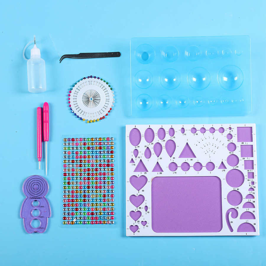 Paper Quilling Tool Set Starter DIY Hand-Made Art Craft 809 Tool Kit Base Material Package