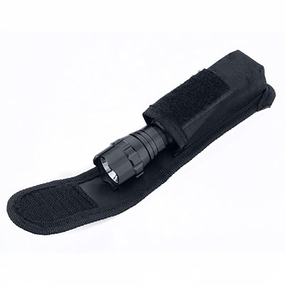 För ultrafire ficklampa påse hölster bälte bärväska hållare ficklampa tyg set ljus ficklampa tygskydd för  z6 c8