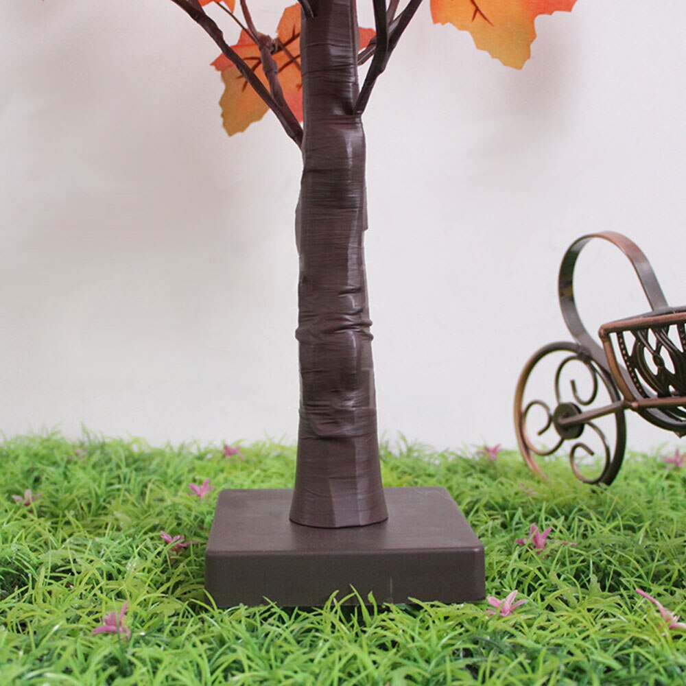 24 Bulbs LED Maple Leaves Branch Tree Light Desk Lamp Home Christmas Wedding Harvest Festival Decorations Lights