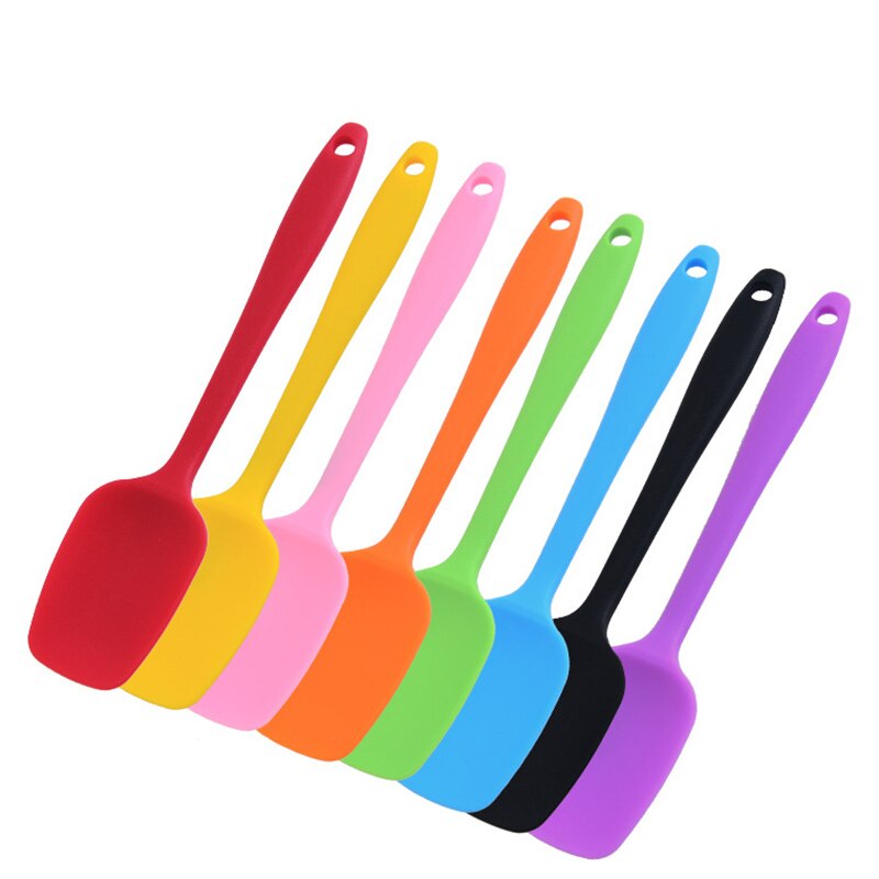 Cooking Silicone Spatula Set Cookie Pastry Scraper Cake Baking Spatula Spoon Scraper For Home Kitchen Tool Utensil Convenience